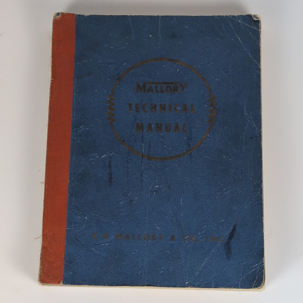 Mallory The MYE Technical Manual / Mallory Technical Manual (Copyright 1942) VTG